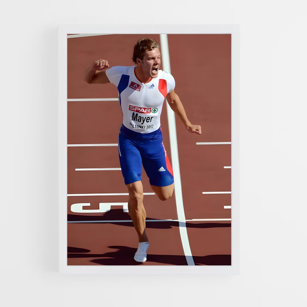 Poster L'Élan de la Victoire – affiche Athlétisme (vue 3)